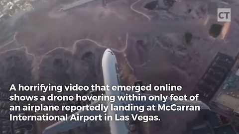 Video Shows Drone Capable of Dive-Bombing a Passenger Jet