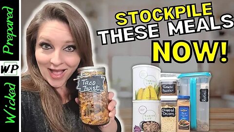 Shelf stable with a ... TWIST! Prepper Pantry Meal in a Jar: Taco Twist! |Stockpile|