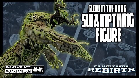 McFarlane Toys DC Multiverse Gold Label Edition Glow In The Dark Swamp Thing @TheReviewSpot