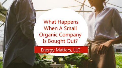 What Happens When A Small Organic Company Is Bought Out?