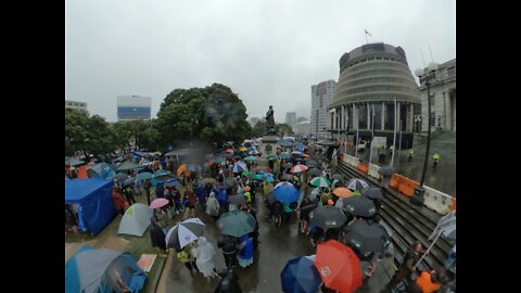 New Zealand Anti-mandate Protest - Day 5 | Protestors Ignore Miserable Weather