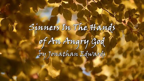 Sinners In The Hands of An Angry God - HQ Audiobook