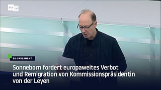 Sonneborn fordert europaweites Verbot und Remigration von Kommissionspräsidentin von der Leyen