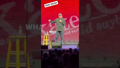 Comedian Jim McCue #crowdwork State worker #standup #comedians