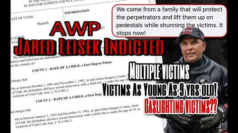 AWP Jared Leisek DARK PAST Of SA! Victims Speak Out Against Him/Criminal Past Exposed!