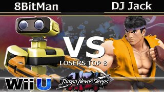 Fable|8BitMan (ROB & Diddy) vs. TGL|DJ Jack (Ryu) - Wii U Losers Top 8 - TNS7