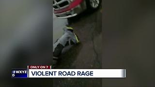 Road rage suspect caught on video in metro Detroit