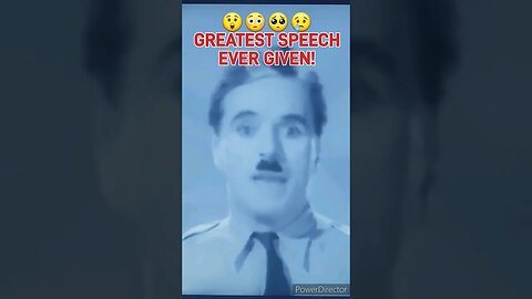 Greatest Speech Ever! By Charlie Chaplin(movie) Could Unite This Country! #viral #shorts