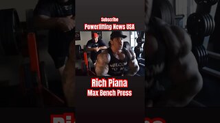 Rich Piana: Kill it Max Bench Press Challenge #viral #short