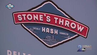 Stone's Throw Hash in Pop Up stall in R House