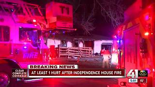 Multiple people displaced after Independence house fire