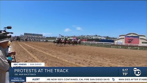 Protests continue at Del Mar Racetrack