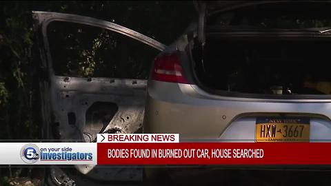 2 bodies discovered in burning car in East Cleveland