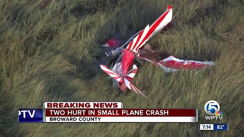 2 men injured in small plane crash near Pembroke Pines