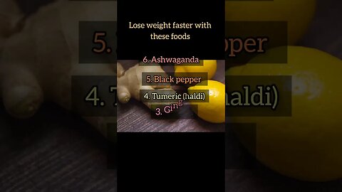 Haldi, ashwaganda and more spices for faster weight loss.#weight #viral
