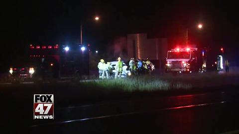 Wrong way driver collides with semi truck in crash on I-96