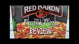 FROZEN PIZZA REVIEW: Red Baron Thin & Crispy Supreme Pizza