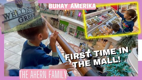 THE KIDS FIRST TIME IN THE MALL!! SHOPPING SA WELLINGTON MALL, FL USA