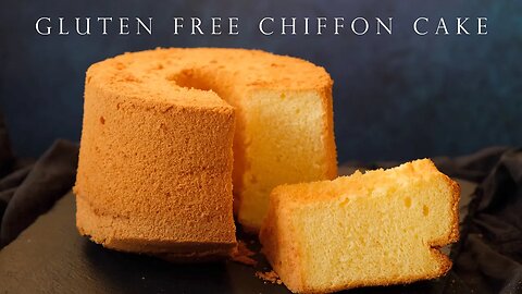 無麩質戚風蛋糕，復刻京都2小時售罄雪紡蛋糕店 ┃Gluten Free Chiffon Cake