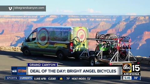 Score 50% off half-day rentals from Bright Angel Bicycles at the Grand Canyon!