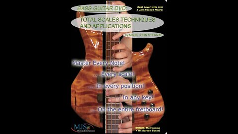 BASS GUITAR Total Scales, Techniques and Applications DVD part 1 of 2