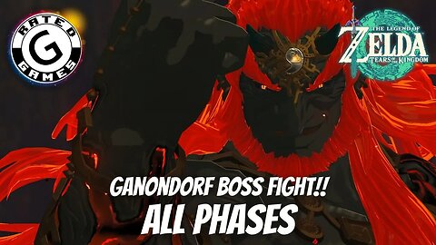 Ganondorf Boss Fight (All Phases) - Tears of the Kingdom Boss Fights