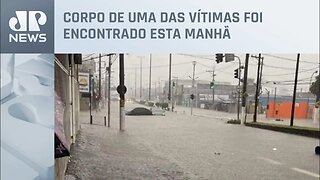 Duas pessoas foram arrastadas pelas águas em Osasco (SP) nesta terça (07)