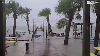 Hurricane Sally slams into beach and destroys Florida pier