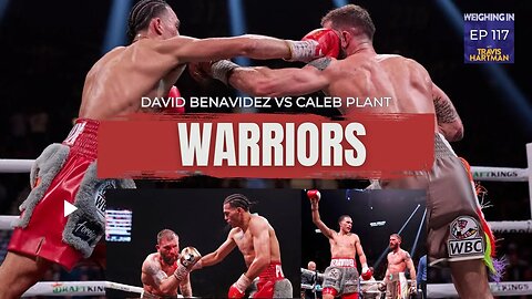 DAVID BENAVIDEZ victorious over CALEB PLANT in an EPIC WAR