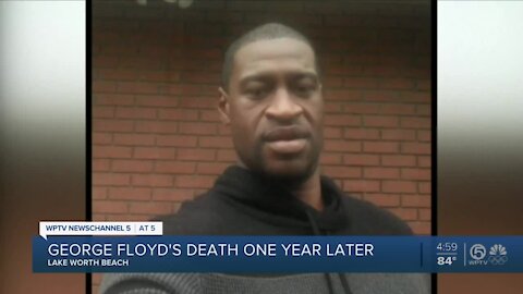 Palm Beach County leaders reflect 1 year after George Floyd's killing
