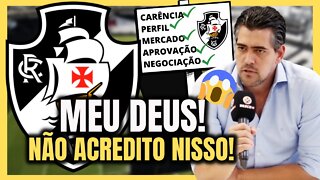 CARAMBA! SÉRIO ISSO? NÃO ACREDITO! NOTICIAS DO VASCO