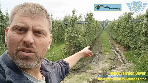 Boze boeren proberen wateroverlast op landgoed te bestrijden.