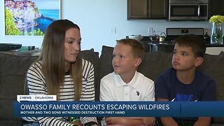 Owasso Family Recounts Escaping Wildfires