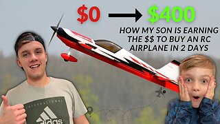 Watch My Son Use What I’ve Taught Him To Buy An RC Airplane (Teaching Your Kids $$ Skills)