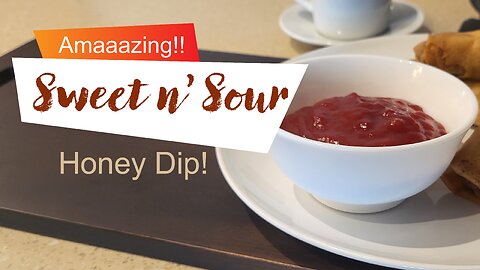 Homemade Sweet and Sour Honey Dipping Sauce | The Fellow Carer