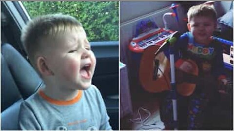 Tiny Ed Sheeran: adorable child sings his idol's songs