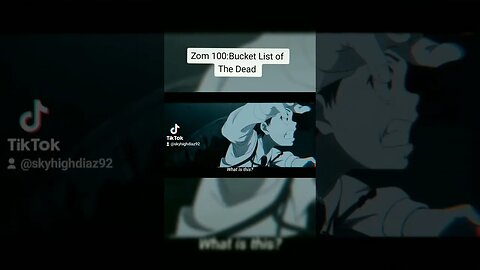 Zom 100. When it all started #anime #animeedit #shorts