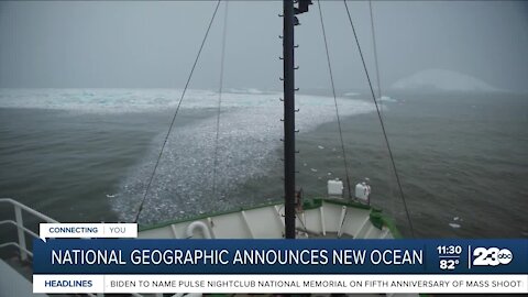 National Geographic adds 5th ocean to world map