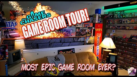 The Game Chasers 2020 GAME ROOM Tour!