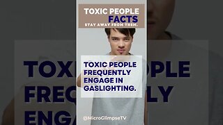 Toxic People Facts: Gaslighting #facts #youtubeshorts #socialmedia