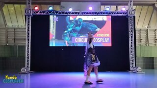 Apresentação Cosplay de Kamisato do jogo Genshin Impact no 27º Campinas Anime Fest (2022)