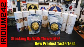 Thrive Life Prepper Haul And New Product Test - Thrive Meals!