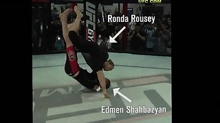 Ronda Rousey using a young Edmen Shahbazyan as a judo throwing dummy
