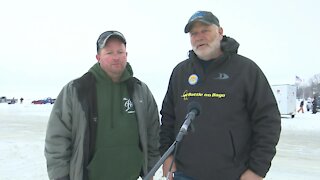 Ice conditions on Lake Winnebago great this year