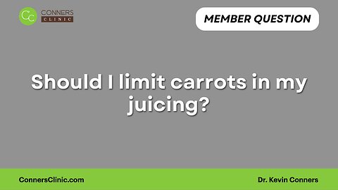 Should I limit carrots in my juicing?