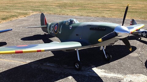 Giant Scale WWII Spitfire RC Plane Flying at Warbirds Over Whatcom