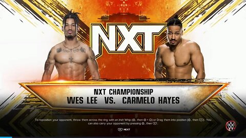 NXT Heatwave 2023 Carmelo Hayes vs Wes Lee for the NXT Championship
