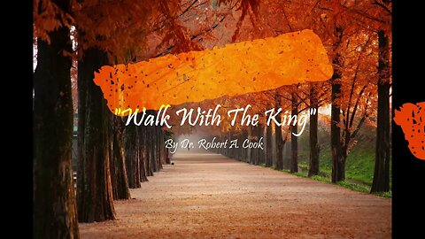 "Walk With The King" Program, From the "Attack" Series, titled "Cure For Fear"