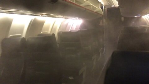 Apparently there is smoking on this flight
