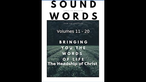 Sound Words, The Headship of Christ